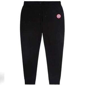 Canada Goose Huron men’s logo black sweatpants Large CUSTOM